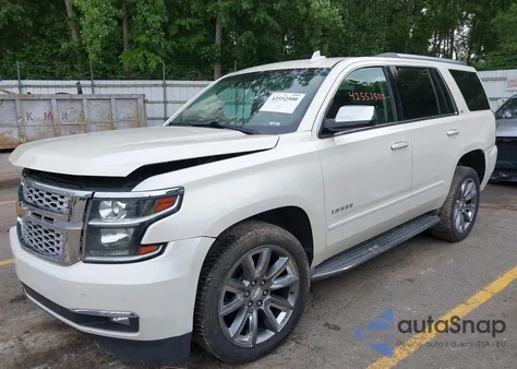 2015 Chevrolet Tahoe Ltz из США, поврежденный, VIN 1GNSKCKC0FR531948